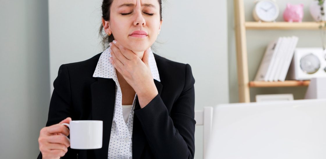 Should I go to work with a sore throat?